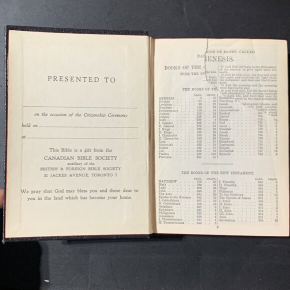 The Holy Bible The British and Foreign Bible Society red edges 1950's? - Picture 5 of 8